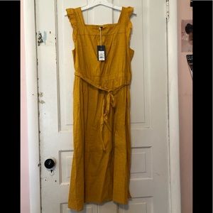 Ruffle jumper dress